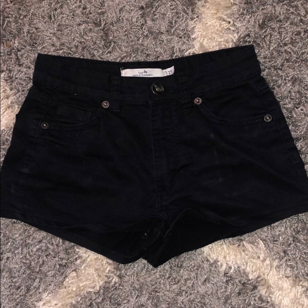 Black shorts
